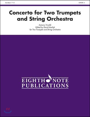 Concerto for Two Trumpets and String Orchestra: Conductor Score &amp; Parts