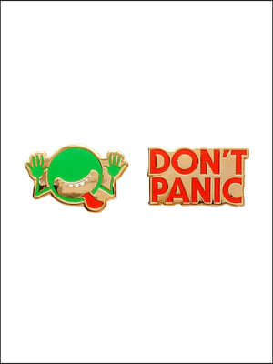 Hitchhiker&#39;s Guide to the Galaxy Enamel Pin Set