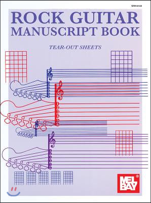 Rock Guitar Manuscript Book