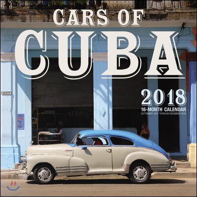 Cars of Cuba 2018 Calendar