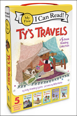 Ty&#39;s Travels: A 5-Book Reading Collection: Zip, Zoom!, All Aboard!, Beach Day!, Lab Magic, Winter Wonderland