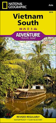 National Geographic Vietnam South Map