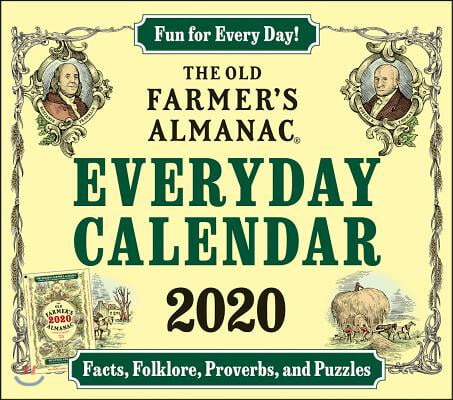 The 2020 Old Farmer's Almanac Everyday Calendar