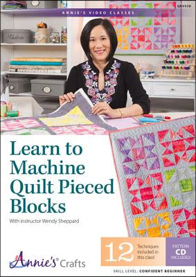 Learn to Machine Quilt Pieced Blocks