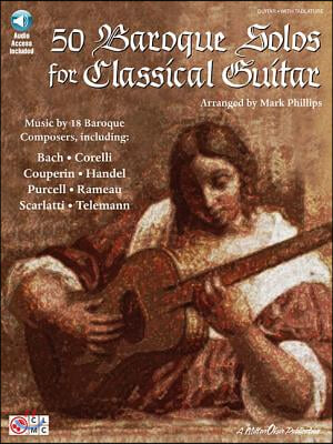 50 Baroque Solos for Classical Guitar