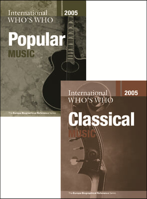 International Who&#39;s Who in Classical Music/Popular Music 2005 Set