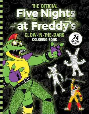 Five Nights at Freddy&#39;s Glow in the Dark Coloring Book
