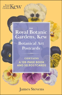 The Kew Gardens Botanical Art Postcards: Contains a 128-Page Book and 50 Postcards