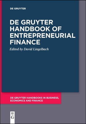 de Gruyter Handbook of Entrepreneurial Finance