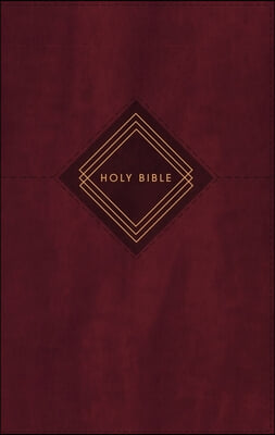 Niv, the Grace and Truth Study Bible (Trustworthy and Practical Insights), Personal Size, Leathersoft, Burgundy, Red Letter, Thumb Indexed, Comfort Pr