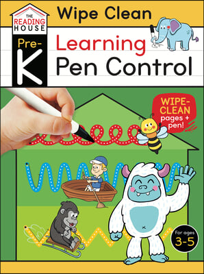 Learning Pen Control (Pre-K Wipe Clean Workbook): Preschool Wipe Off Activity Workbook, Ages 3-5, Letter Tracing, Number and Shape Formation, Learning