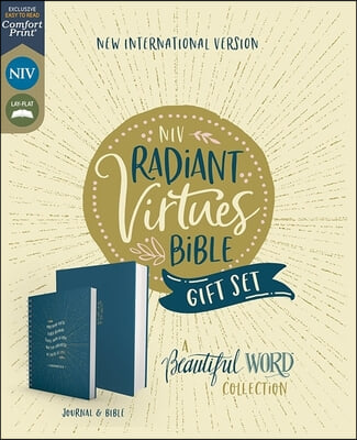 Niv, Radiant Virtues Bible: A Beautiful Word Collection, Hardcover Bible and Journal Gift Set, Red Letter, Comfort Print