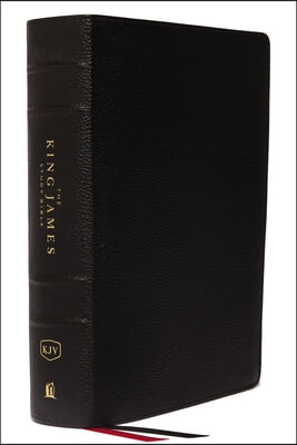 The King James Study Bible, Genuine Leather, Black, Indexed, Full-Color Edition