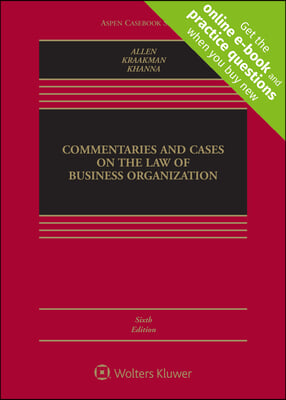 Commentaries and Cases on the Law of Business Organization: [Connected eBook with Study Center]