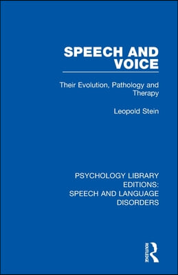 Speech and Voice