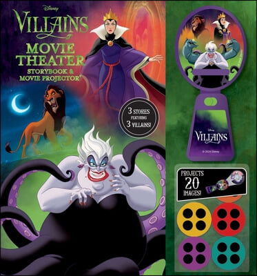 Disney Villains: Movie Theater Storybook & Movie Projector