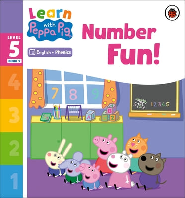 Learn with Peppa Phonics Level 5 Book 9 - Number Fun! (Phonics Reader)