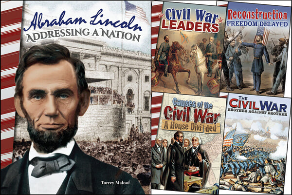 Civil War & Reconstruction Grades 4+: 5-Book Set