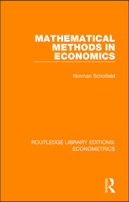 Mathematical Methods in Economics