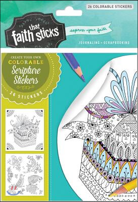 Psalm 16:11 Colorable Stickers