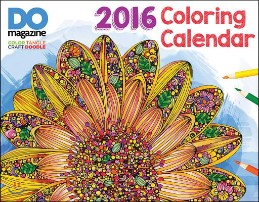Design Originals 2016 Coloring Calendar