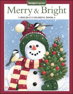 Merry &amp; Bright Holiday Coloring Book