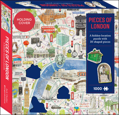 London: A Puzzle for Curious Wanderers: 1000-Piece Puzzle with 20 Shaped Pieces, from Sunday Times Bestselling Author Jack Chesher @Livinglondonhistor