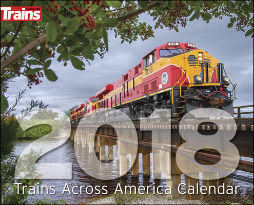 Trains Across America 2018 Calendar