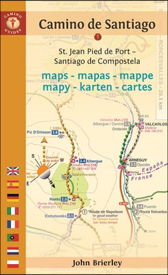 Camino Guides De Santiago Maps 2017