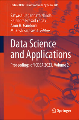 Data Science and Applications: Proceedings of Icdsa 2023, Volume 2