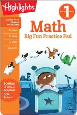 First Grade Math Big Fun Practice Pad