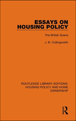 Essays on Housing Policy