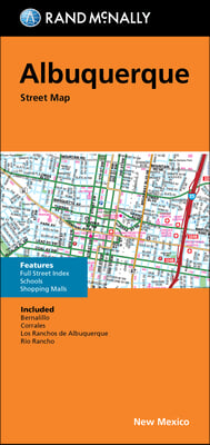Rand McNally Folded Map: Albuquerque Street Map