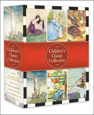 Children's Classics 6-Book Box Set: Includes Complete Tales of Beatrix Potter's Peter Rabbit, Mother Goose, the Velveteen Rabbit, Aesop's Favorite Fab