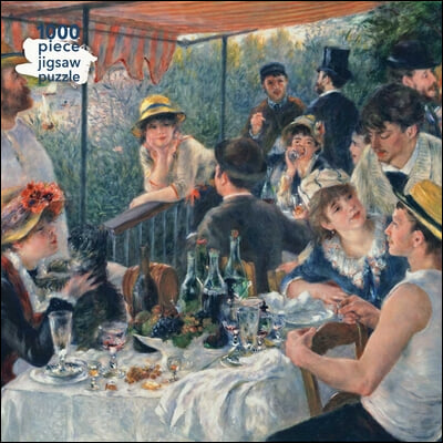 Adult Jigsaw Puzzle Pierre Auguste Renoir: Luncheon of the Boating Party: 1000-Piece Jigsaw Puzzles