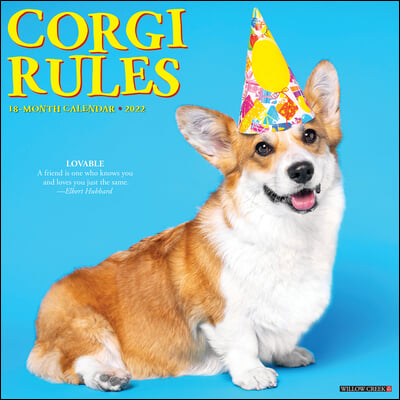 The Corgi Rules 2022 Wall Calendar (Dogs)