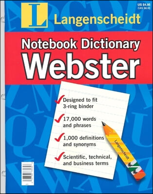 Webster English Notebook Dictionary