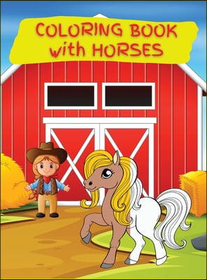 Coloring Book with Horses