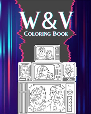 WandaVision Coloring Book: Coloring Books for Adults, TV Series Coloring Book, Marvel Coloring