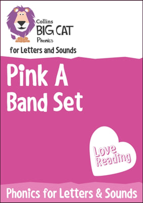 The Phonics for Letters and Sounds Pink A Band Set