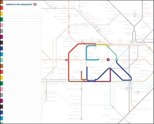 The Animals on the Underground Jotter