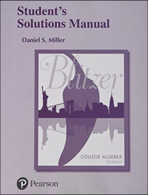 Student Solutions Manual for College Algebra