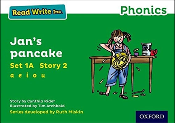 Read Write Inc. Phonics: Jan&#39;s pancake (Green Set 1A Storybook 2)