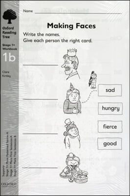 Oxford Reading Tree: Level 1+: Workbooks: Workbook 1B (Pack of 30)