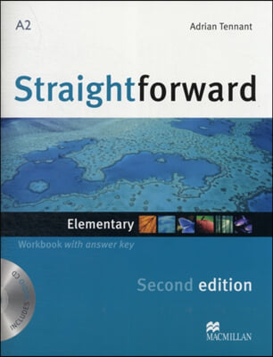 Straightforward 2nd Edition Elementary Level Workbook with key &amp; CD