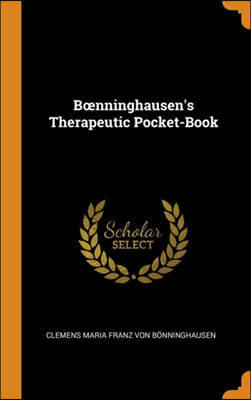 Bi¿½nninghausen's Therapeutic Pocket-Book