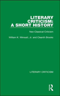 Literary Criticism: A Short History