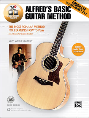 Alfred&#39;s Basic Guitar Method, Complete: The Most Popular Method for Learning How to Play, Book &amp; Online Video/Audio/Software