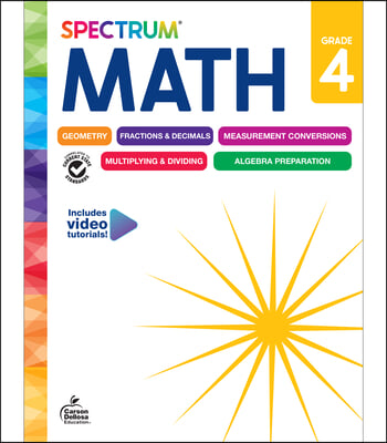 Spectrum Math Workbook, Grade 4