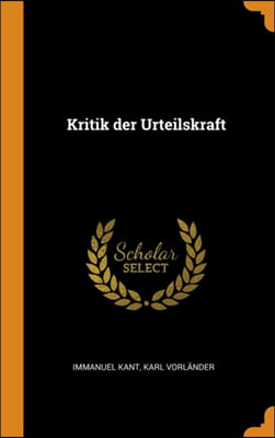 KRITIK DER URTEILSKRAFT